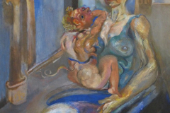2003 - La Vierge de fecondité ou la nativité - 100x81cm