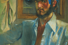 Autoportrait-mouchoirs-1974-65-x-54