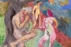 2023-La-tentation-dAdam-pochade-sur-papier