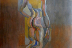2010-Denis-lhomme-qui-tombe-a-genoux-100x81cm