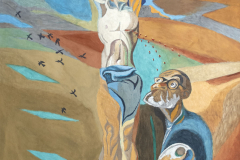 2018-40F-Autoportrait-aux-pieds-du-Christ