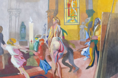 2023 - 120x120-cm - Mle Rose et Delacroix