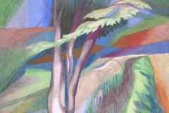 2023 - 81x51cm -Le jardin de Madame Blondin-